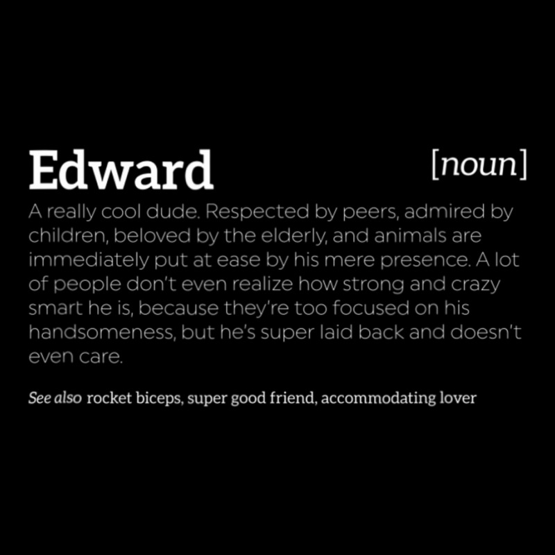 Edward Is A Cool Dude Compliment Baby Tee | Artistshot