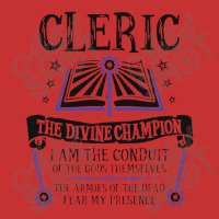 Cleric, The Divine Champion Dungeons & Dragons (black) V-neck Tee | Artistshot