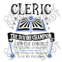 Cleric, The Divine Champion Dungeons & Dragons (black) 3/4 Sleeve Shirt | Artistshot