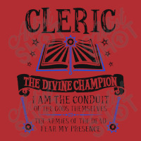 Cleric, The Divine Champion Dungeons & Dragons (black) Ladies Fitted T-shirt | Artistshot