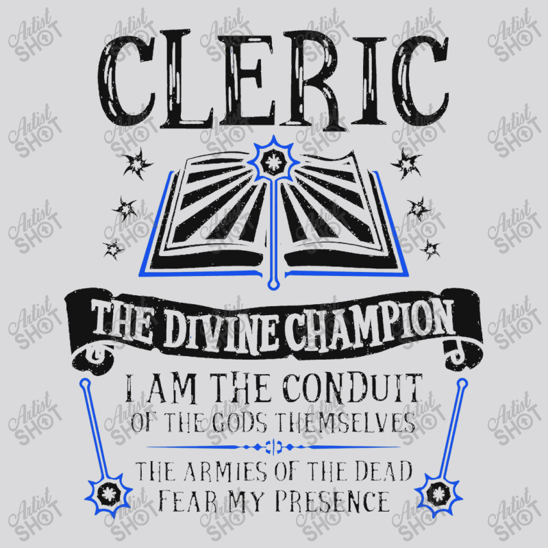 Cleric, The Divine Champion Dungeons & Dragons (black) Women's Triblend Scoop T-shirt by danukembar | Artistshot