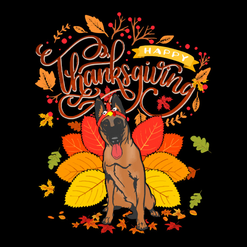 Belgian Malinois Wearing Turkey Hat T  Shirt Belgian Malinois Wearing Baby Tee by peacockjellyfish | Artistshot