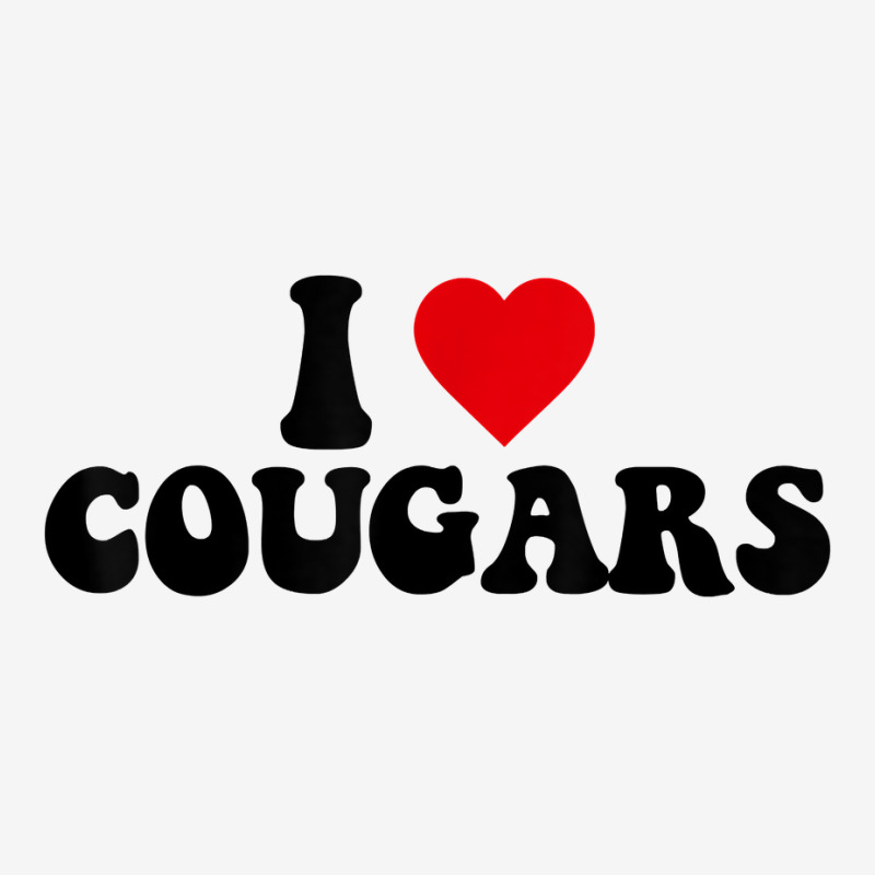 I Love Cougars T Shirt Baby Bibs by cm-arts | Artistshot