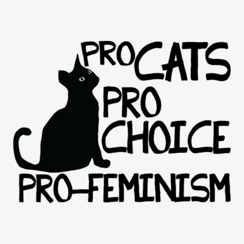 Pro Cats Pro Choice Pro Feminism Ladies Fitted T-Shirt by cm-arts | Artistshot