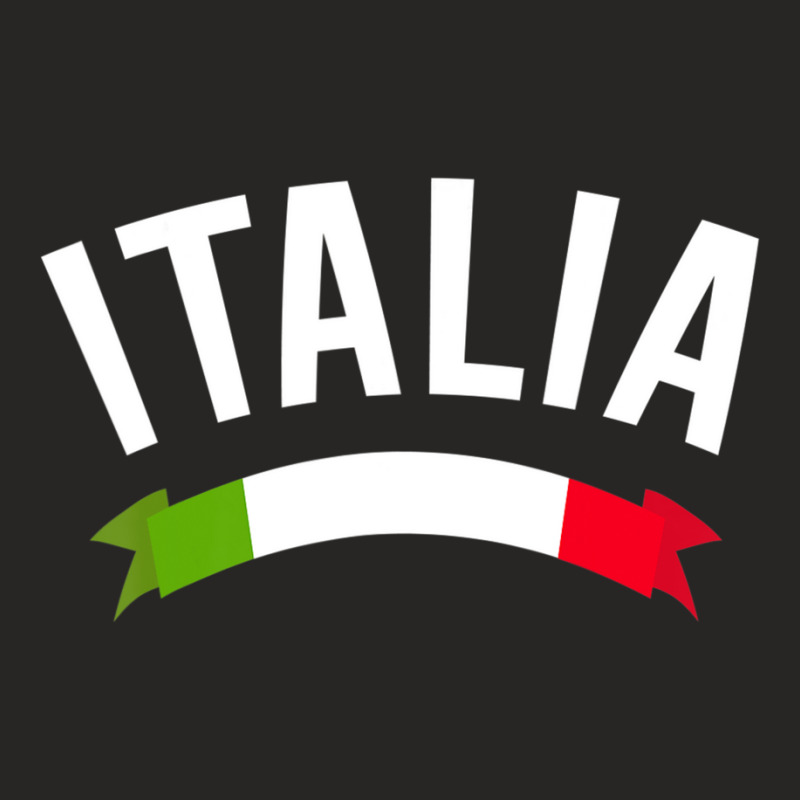 Italy Italian Flag Italia Tricolore Maglietta Ladies Fitted T-Shirt by Mata Gibson | Artistshot