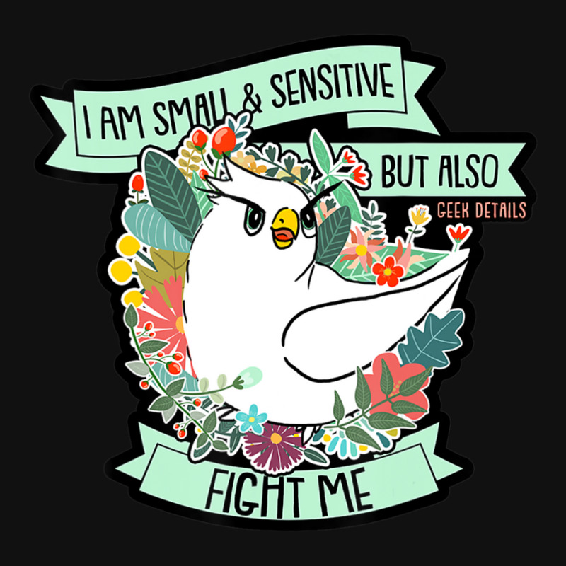 I Am Small And Sensitive But Also Fight Me Baby Bibs by Sheppard Karena | Artistshot