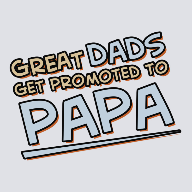 Great Dads Get Promoted To Papa Bucket Hat | Artistshot
