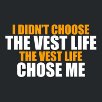 I Didn't Choose The Vest Life Chose Me Swagazon Associate Crewneck Sweatshirt | Artistshot