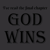 I've Read The Final Chapter God Wins Christian Faith Vintage Short | Artistshot