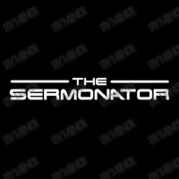 The Sermonator Pastor Prayer Warrior Motorcycle Pastor Long Sleeve Baby Bodysuit | Artistshot