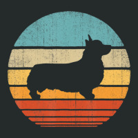 Corgi Retro Vintage 60s 70s Sunset Dog Lovers Men Women Women's Triblend Scoop T-shirt | Artistshot