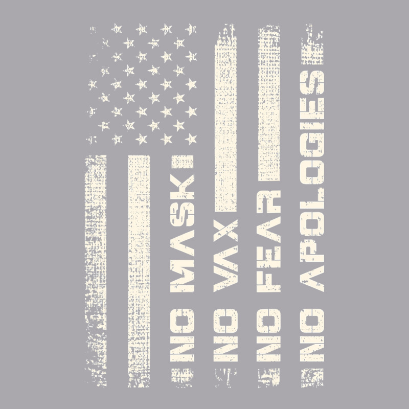 No Mask No Vax Apologies Anti Vaccine Usa Flag T Shirt Youth 3/4 Sleeve by MleczynskiShae | Artistshot