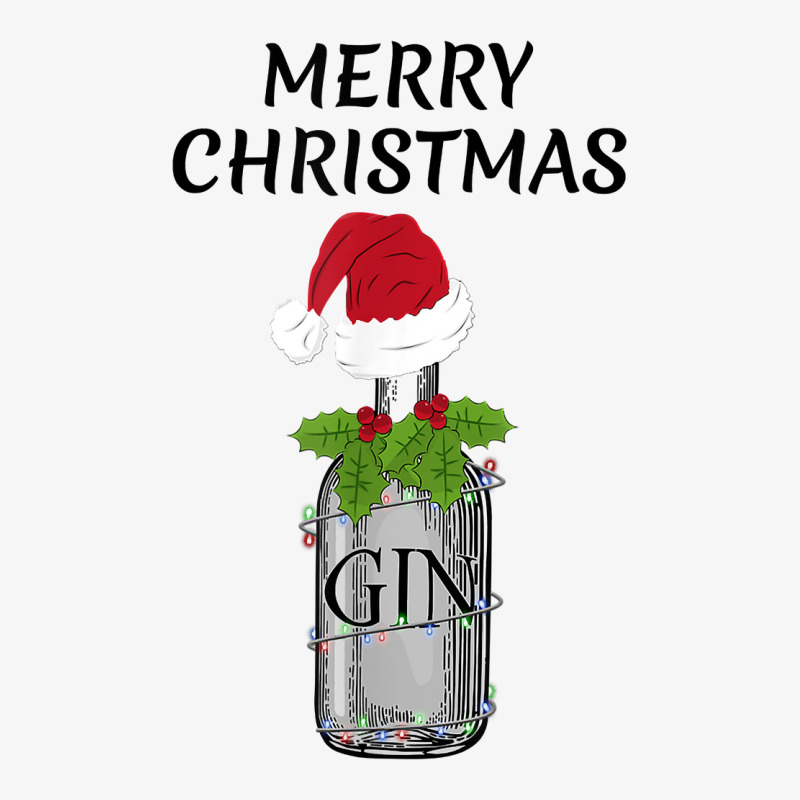 Merry Christmas Fun & Gift Gin And Tonic Drink Christmas Word Game T S Ladies Fitted T-Shirt by woxyfogaegae36 | Artistshot