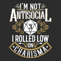 Not Antisocial, Rolled Low Charisma Funny Rpg Loves Dragons T Shirt Exclusive T-shirt | Artistshot