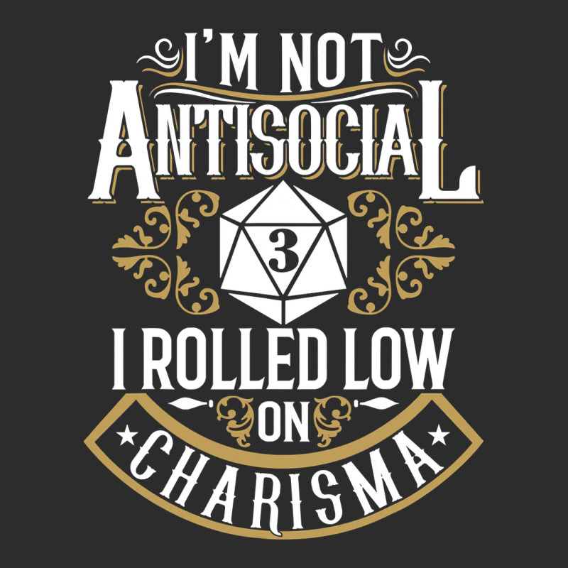 Not Antisocial, Rolled Low Charisma Funny Rpg Loves Dragons T Shirt Exclusive T-shirt by MleczynskiShae | Artistshot