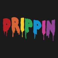 Drippin Colorful Rainbow Hip Hop Lovers Dripping Sauce Pullover Hoodie Full-length Apron | Artistshot