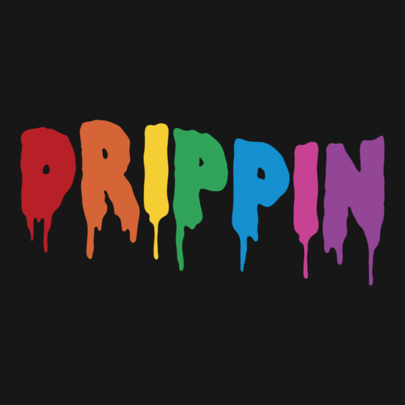 Drippin Colorful Rainbow Hip Hop Lovers Dripping Sauce Pullover Hoodie Medium-length Apron | Artistshot