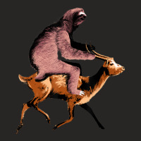 Mens Sloth Riding An Antelope Concert Lo Ladies Fitted T-shirt | Artistshot