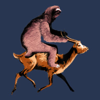 Mens Sloth Riding An Antelope Concert Lo Ladies Denim Jacket | Artistshot