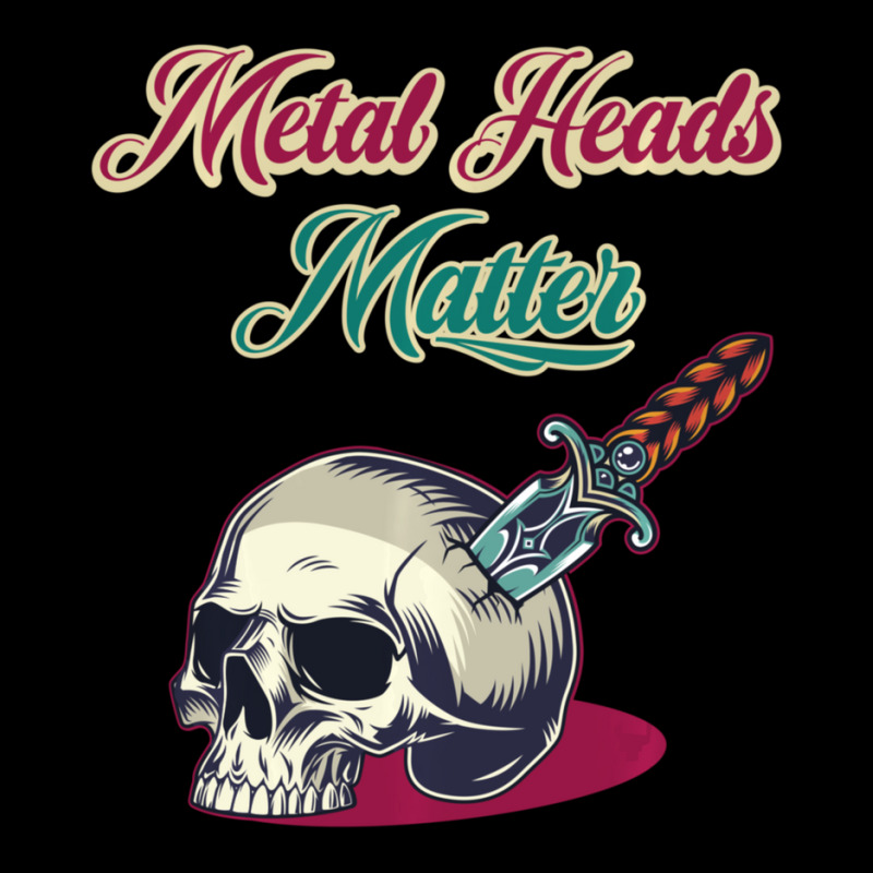 Metal Heads Matter Knife Bone Death Metal Goth Genre Music Youth Zipper Hoodie by cm-arts | Artistshot