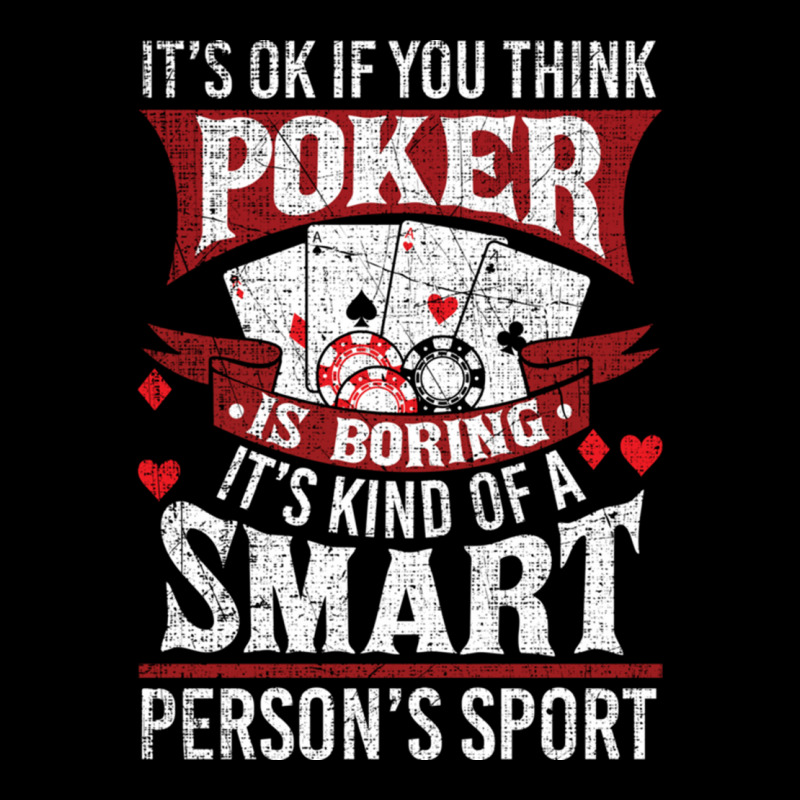 Funny Poker Smart Sport Distressed Texas Hold Em Card Game Pullover Ho Men's 3/4 Sleeve Pajama Set by cm-arts | Artistshot