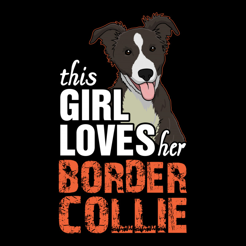 This Girl Loves Her Border Collie Cropped Sweater by tshiart | Artistshot