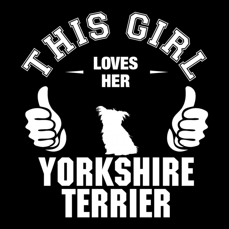 This Girl Loves Yorkshire Terriers Cropped Sweater by tshiart | Artistshot