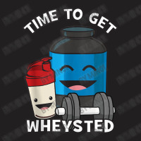 Time To Get Wheysted Protein Shake Cartoon Gym T-shirt | Artistshot