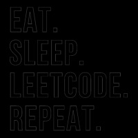 Eat-sleep-leetcode-repeat Adjustable Cap | Artistshot