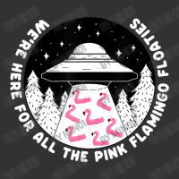 Ufo Alien Abduction Pink Flamingo Pool Float Fan Vintage Hoodie And Short Set | Artistshot