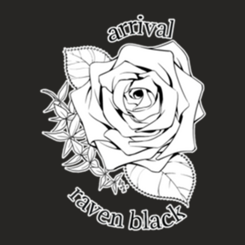 Raven Black Arrival Rose 1 Ladies Fitted T-Shirt by MickeyRobison | Artistshot