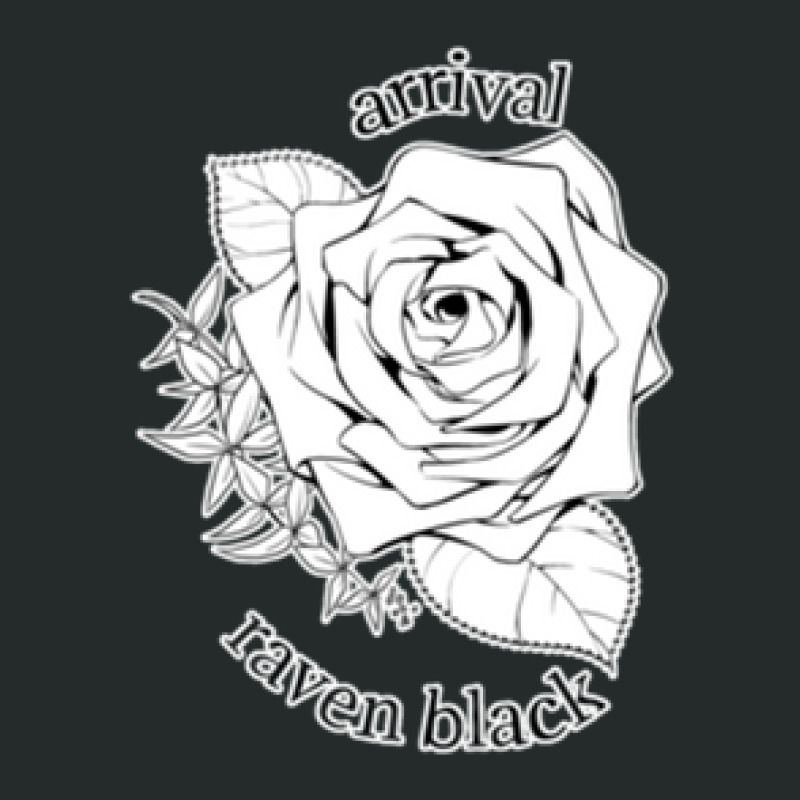 Raven Black Arrival Rose 1 Women's Triblend Scoop T-shirt by MickeyRobison | Artistshot