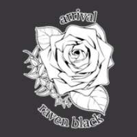 Raven Black Arrival Rose 1 Ladies Curvy T-shirt | Artistshot