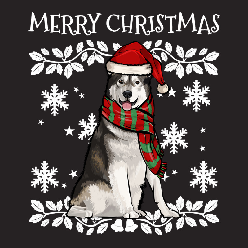 Merry Christmas Ornament Alaskan Malamute Xmas Santa Pullover Hoodie Vintage Cap | Artistshot