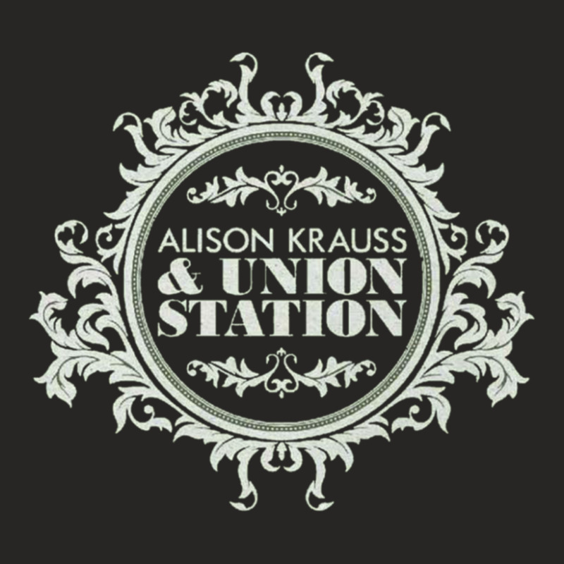 Alison Krauss Singer Piano Mandolin Bluegrass Country Music & Union St Ladies Fitted T-Shirt by KristyMelton | Artistshot