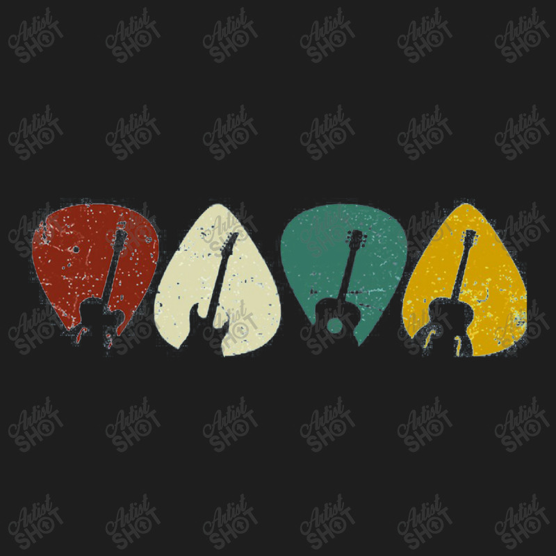 Acoustic, Guitar ,pick Guitarist Music Lover Classic T-shirt by dyahayusutra | Artistshot