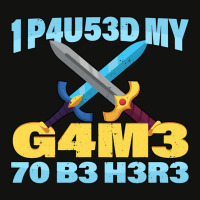 I Paused My Game To Be Here Mmo Rpg Gift Scorecard Crop Tee | Artistshot