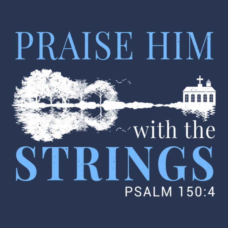 Praise Him With The Strings Ladies Denim Jacket by JilmarM.Perez | Artistshot