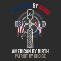 Dominican By Blood American By Birth Dominican Republic Flag T Shirt Exclusive T-shirt | Artistshot