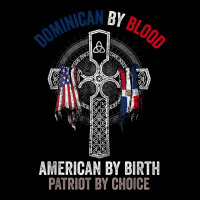 Dominican By Blood American By Birth Dominican Republic Flag T Shirt Men's Long Sleeve Pajama Set | Artistshot