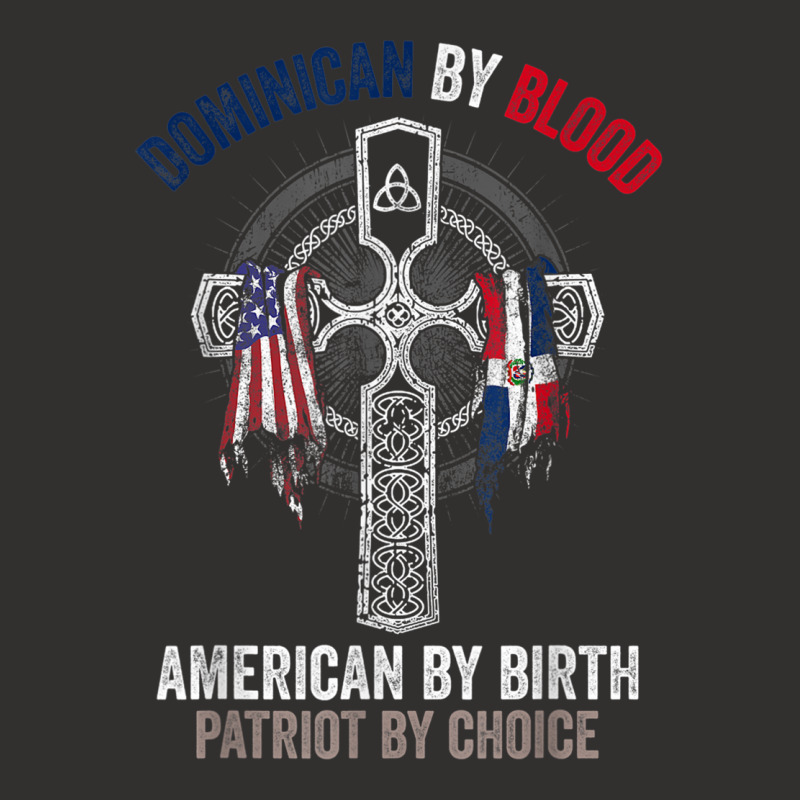 Dominican By Blood American By Birth Dominican Republic Flag T Shirt Champion Hoodie by cm-arts | Artistshot