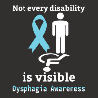 Not Every Disability Is Visible Dysphagia Awareness  Blue And Yellow R Champion Hoodie | Artistshot