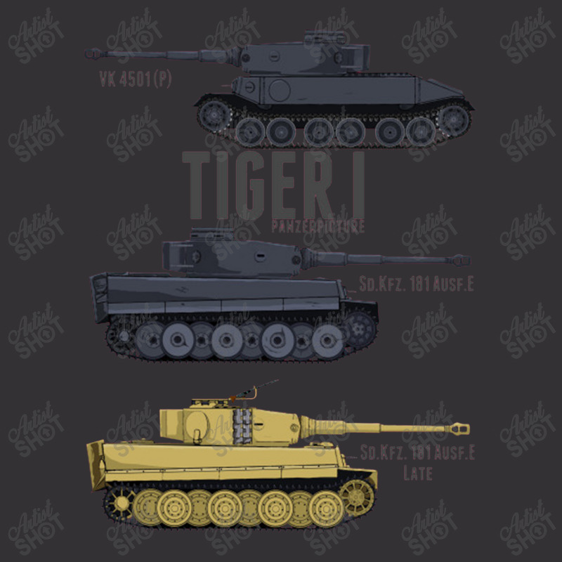 Tiger I Tigers   Panzer Vintage Hoodie And Short Set by gemuruhe | Artistshot