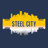 Pittsburgh Nickname Steel City Skyline Ladies Denim Jacket | Artistshot