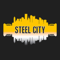 Pittsburgh Nickname Steel City Skyline Ladies Polo Shirt | Artistshot