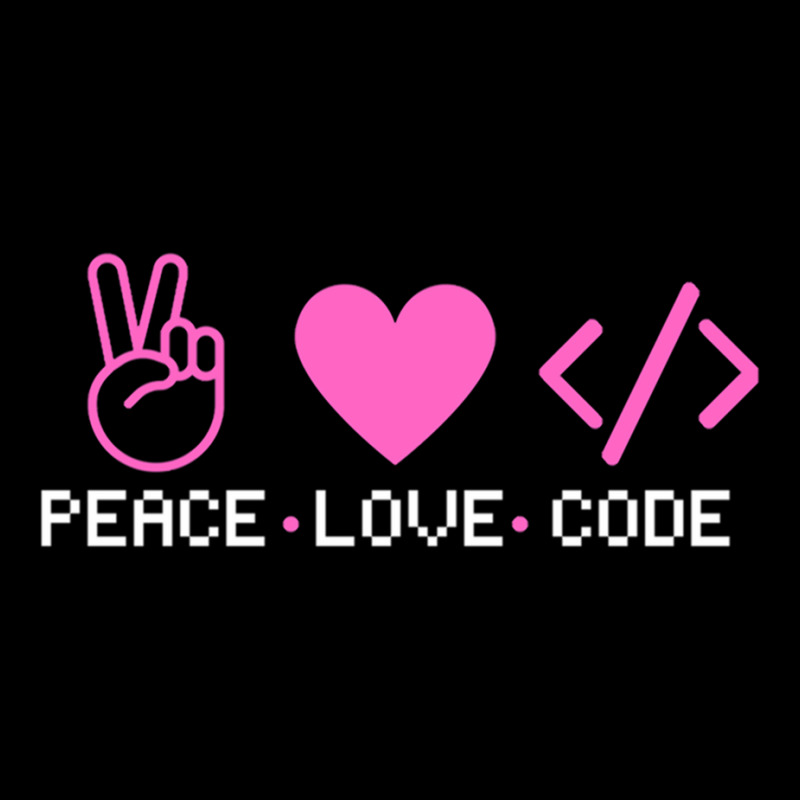 Peace Love Code Codingcoder Software Engineer Developer Programmer Gee Adjustable Cap by LUISRIVER | Artistshot