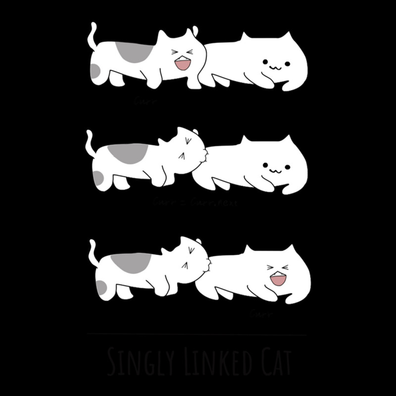 Singly Linked List Cats Biting Each Other Adjustable Cap by LUISRIVER | Artistshot