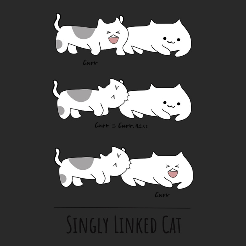 Singly Linked List Cats Biting Each Other Printed hat by LUISRIVER | Artistshot