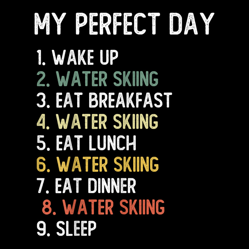 Perfect Day Water Skiing Shirts Men Boys Teen Water Skiing T Shirt Legging by cm-arts | Artistshot