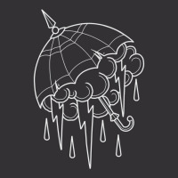 Neo Traditional Umbrella With Thunderstorm Outline Tattoo Premium T Sh Vintage Hoodie | Artistshot